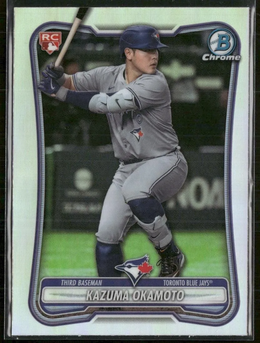2026 Bowman Rookie Red RC Logo Kazuma Okamoto Rookie #28