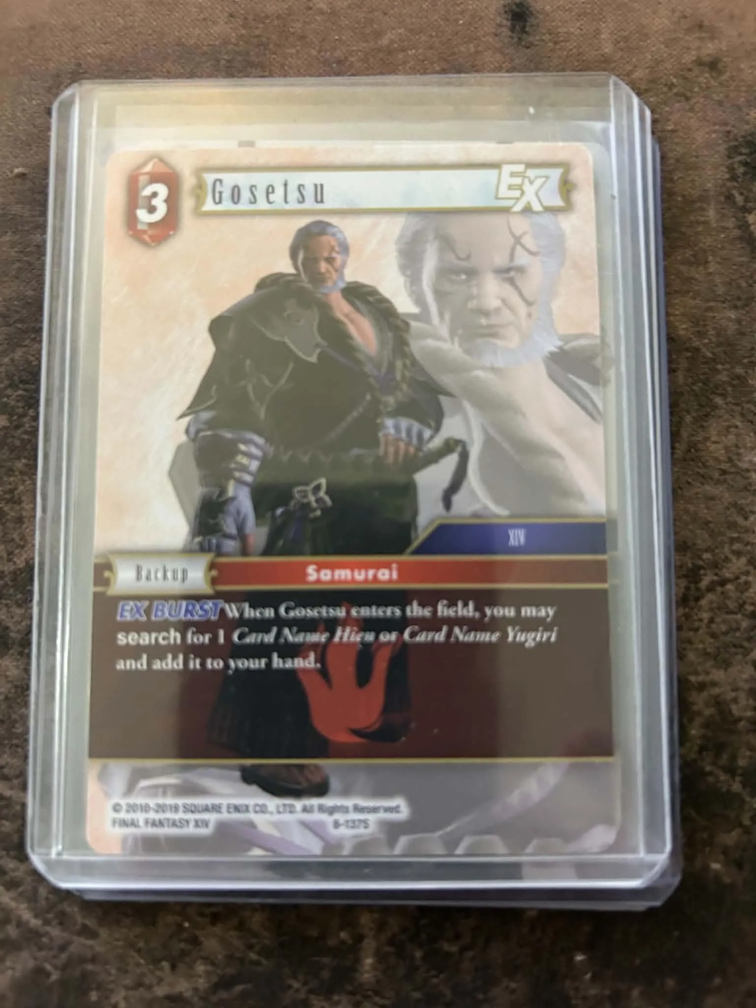 Gosetsu EX 8-137S Opus VIII Starter Final Fantasy TCG Normal Lightly Played English Trading Card