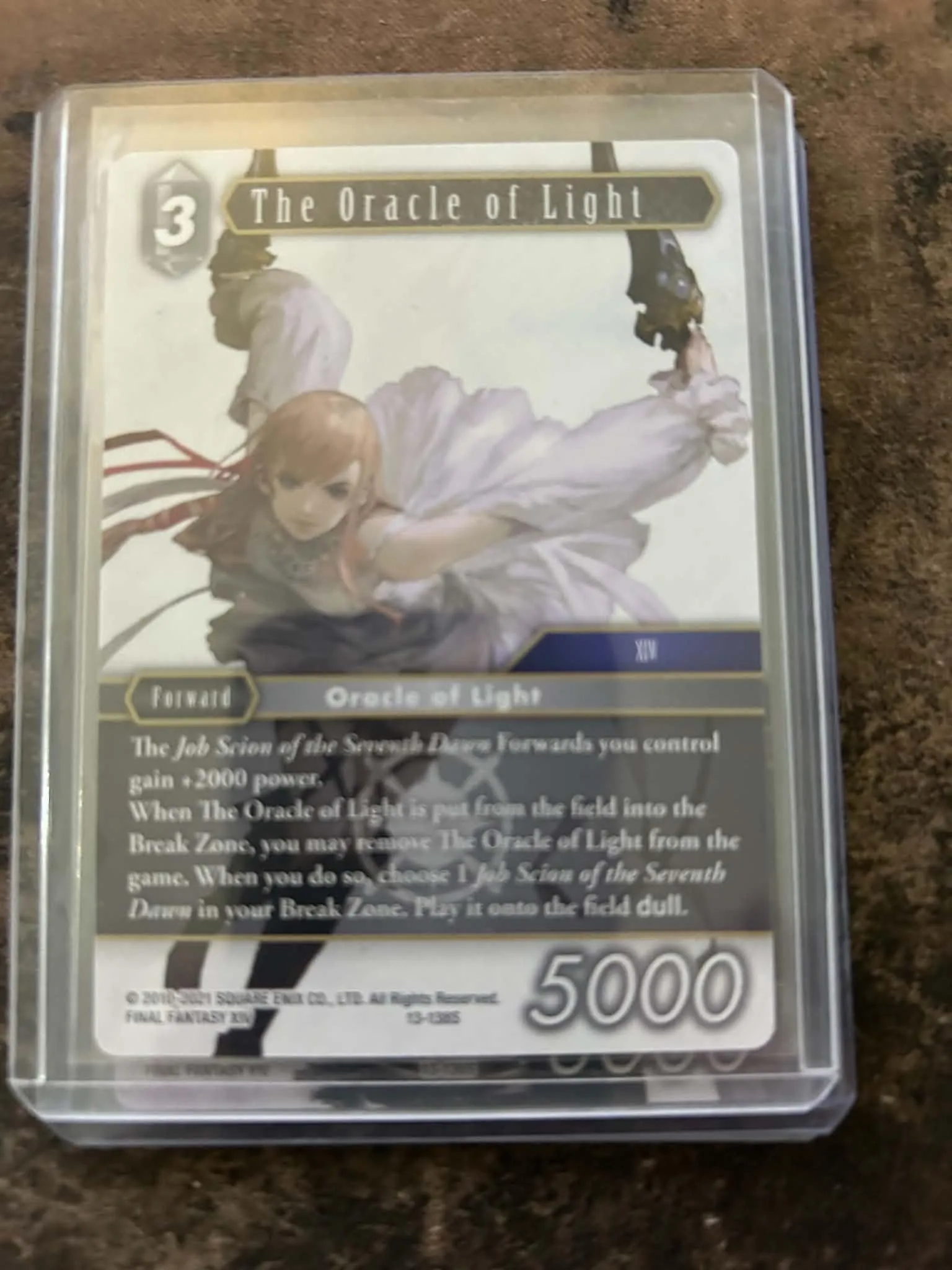 The Oracle of Light 13-138S Opus XIII: Crystal Radiance Starter Final Fantasy TCG Normal Lightly Played English Trading Card