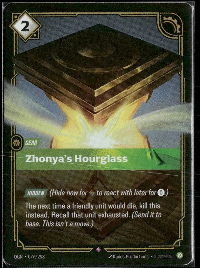 Zhonya's Hourglass #077/298 - Riftbound Origins