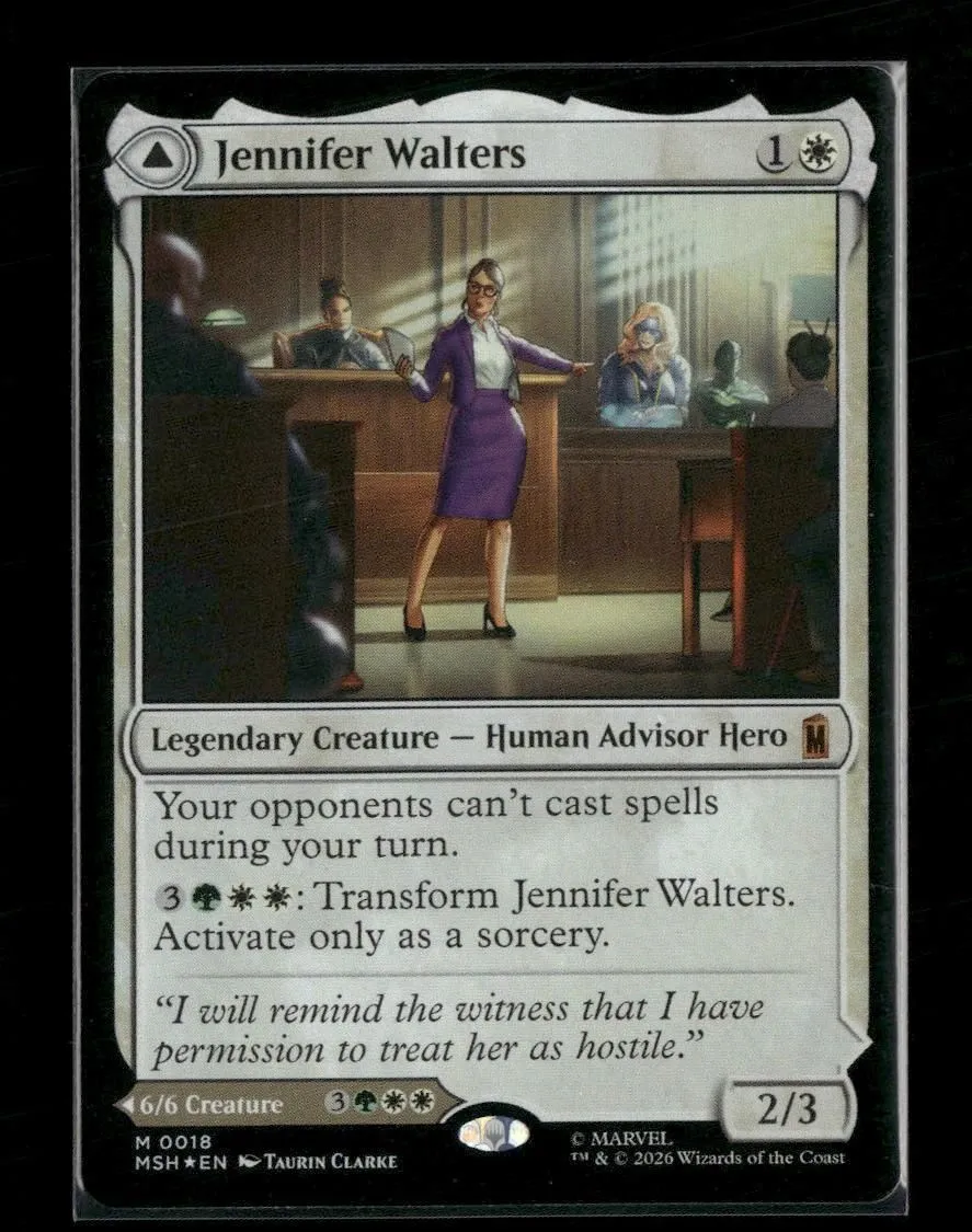 Marvel Super Heroes Jennifer Walters Foil #18