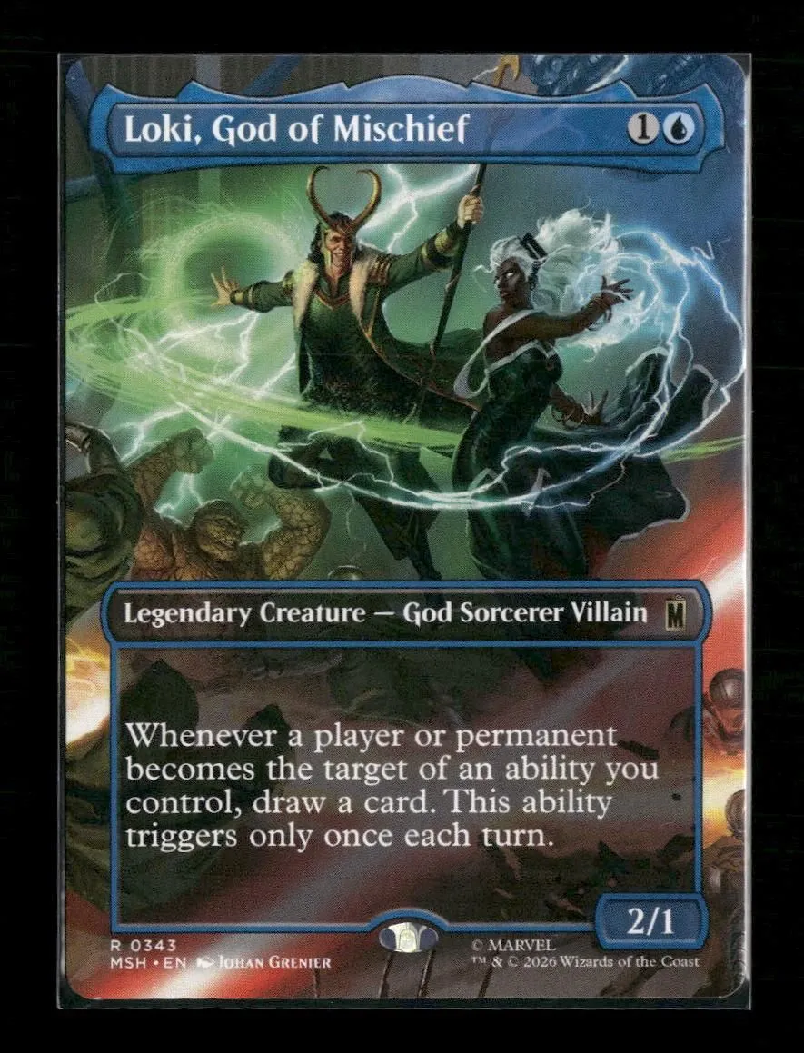 Marvel Super Heroes Loki, God of Mischief (Borderless) #343