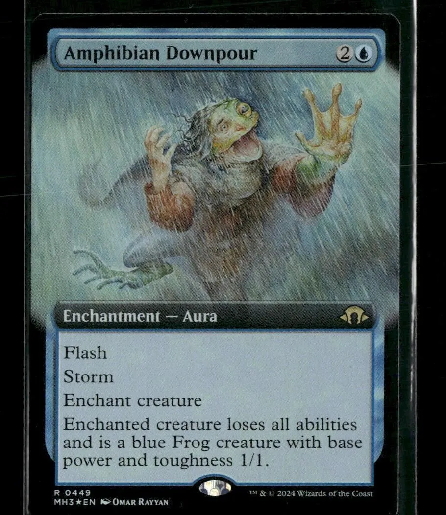 Modern Horizons 3 Amphibian Downpour (Extended Art) Foil #449