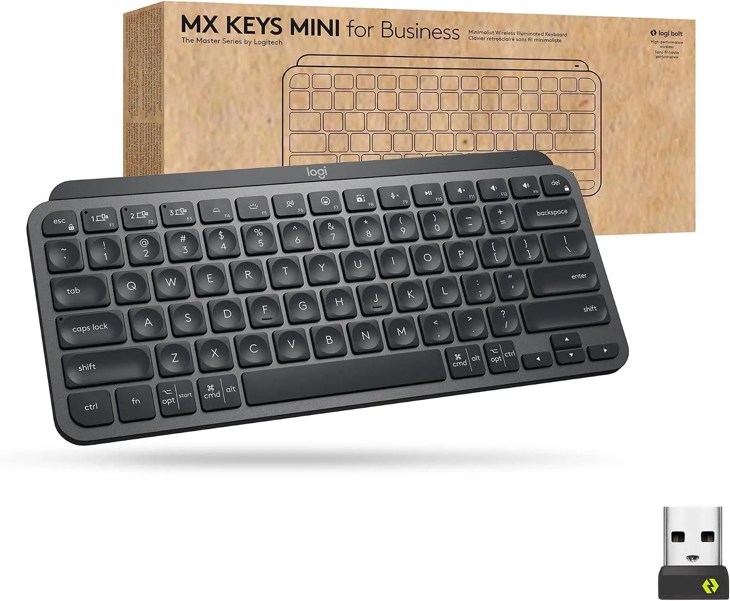 MX Keys Mini For Business-GRAPHITE-US-2.4GHZ/BT 920-010594