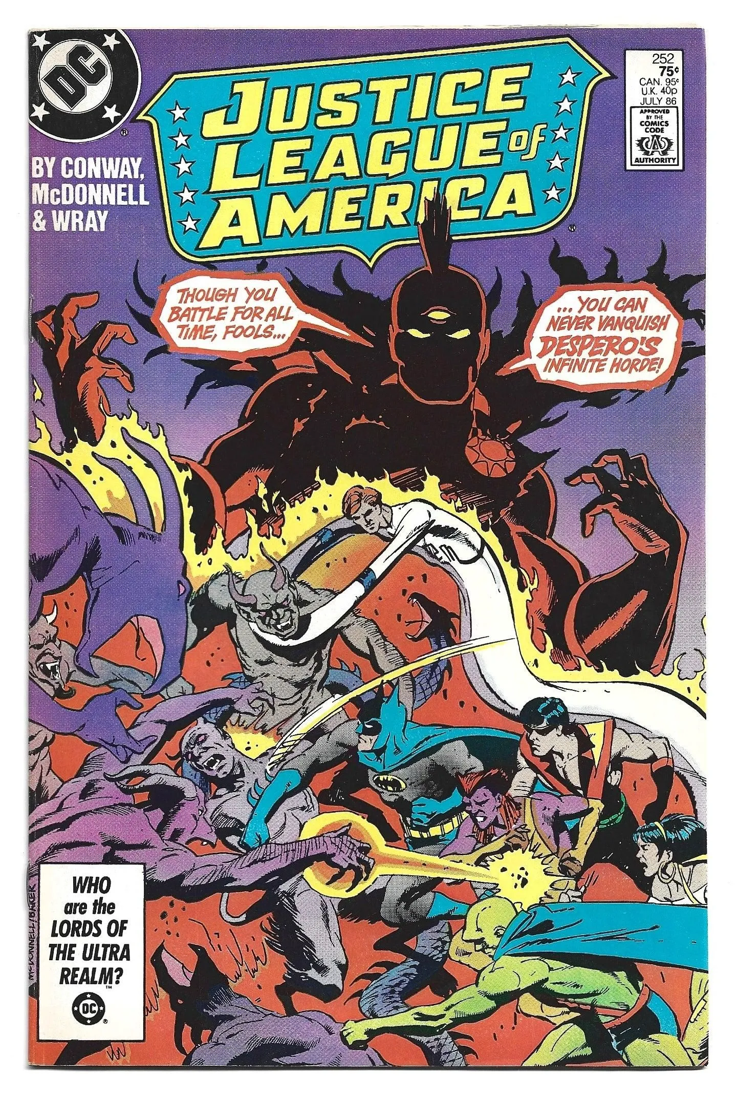Justice League of America #252