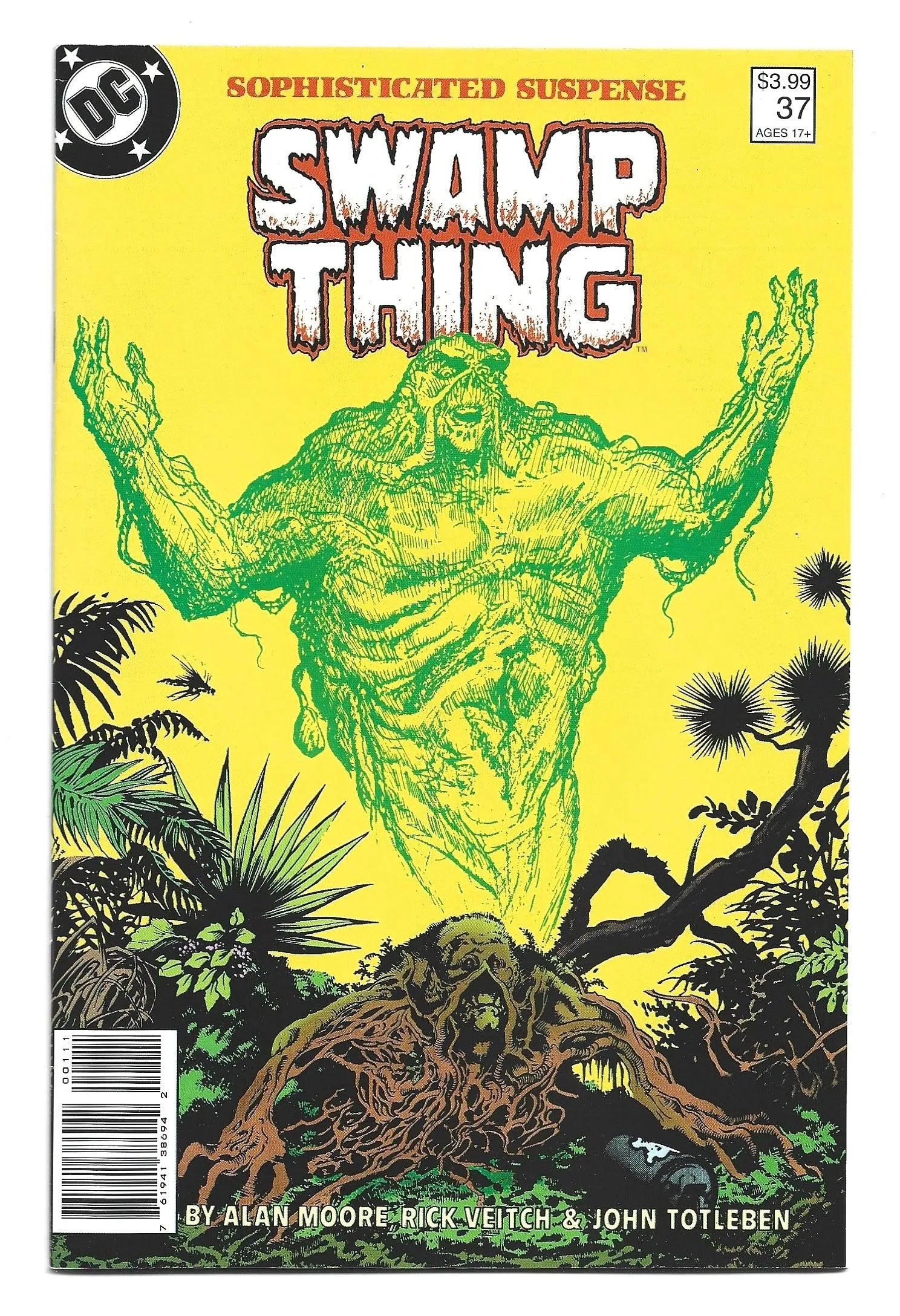 Swamp Thing #37 Facsimile Edition First appearance of Constantine