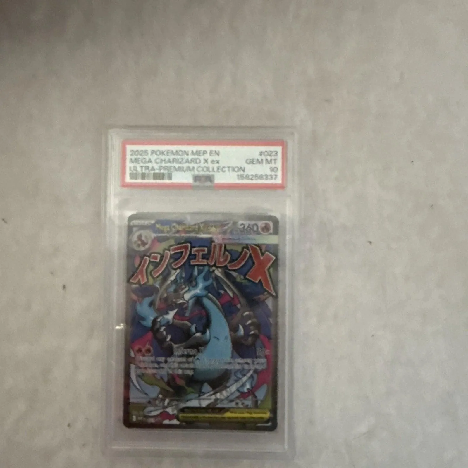2025 Pokemon MEP EN MEGA CHARIZARD EX Ultra-Premium Collection PSA 10 Gem