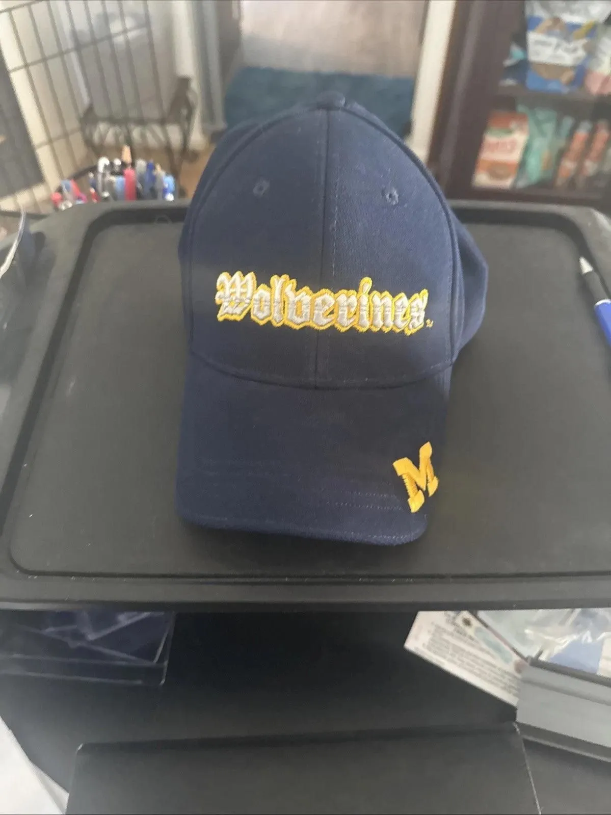 Blue and Gold Michigan Wolverine’s Misprint Hat Official NCAA