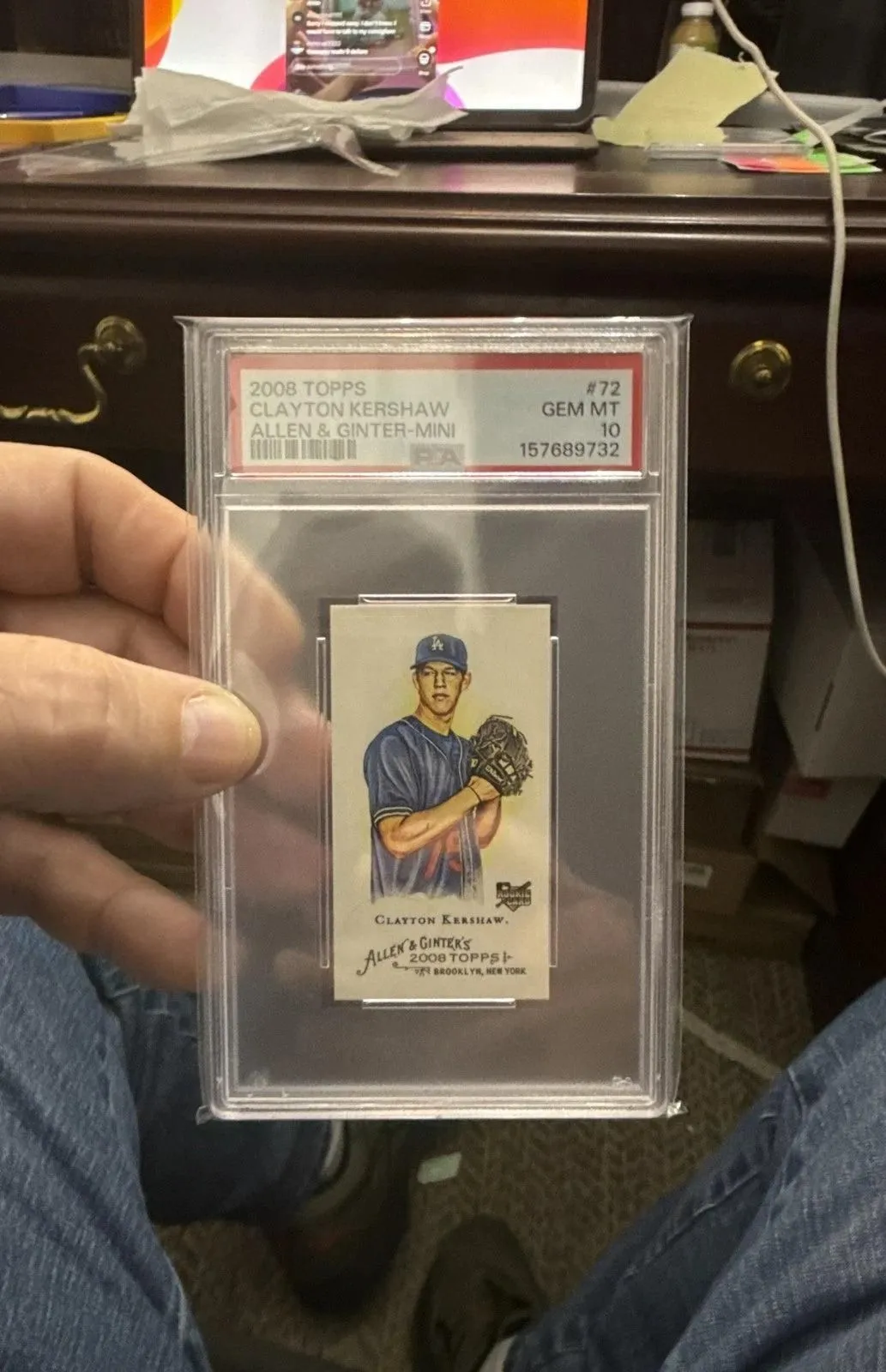 2008 Topps Allen &amp; Ginter's - Clayton Kershaw #72 Mini (RC)