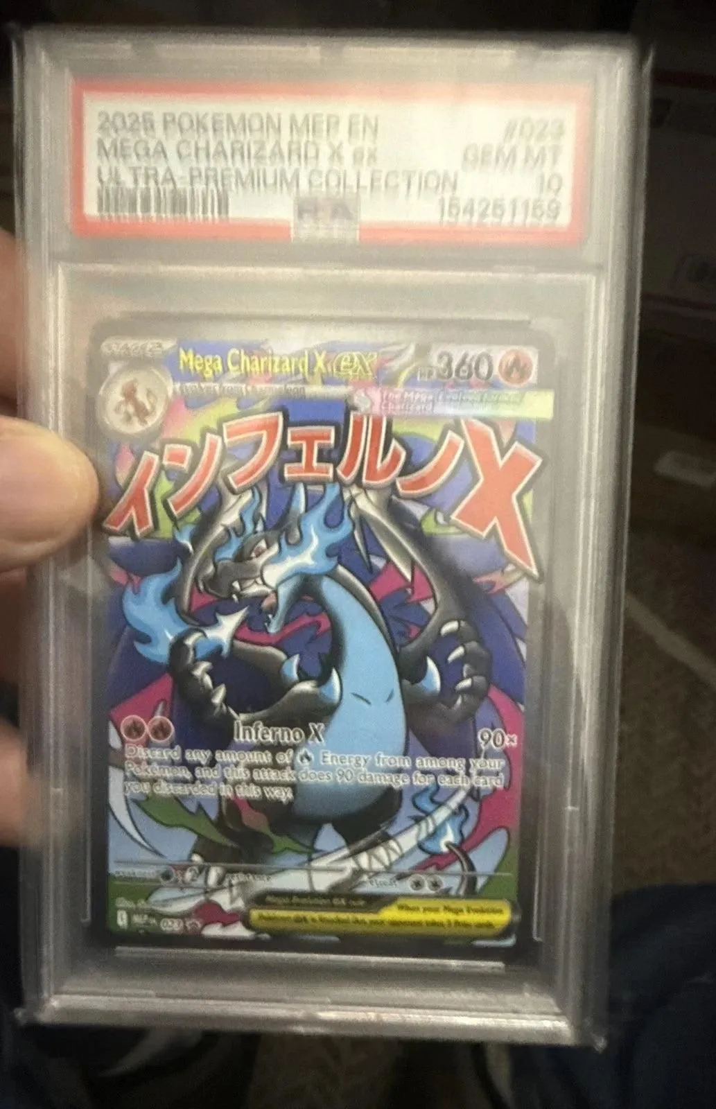 Mega Charizard X ex 023 Me: Mega Evolution Promo Holo