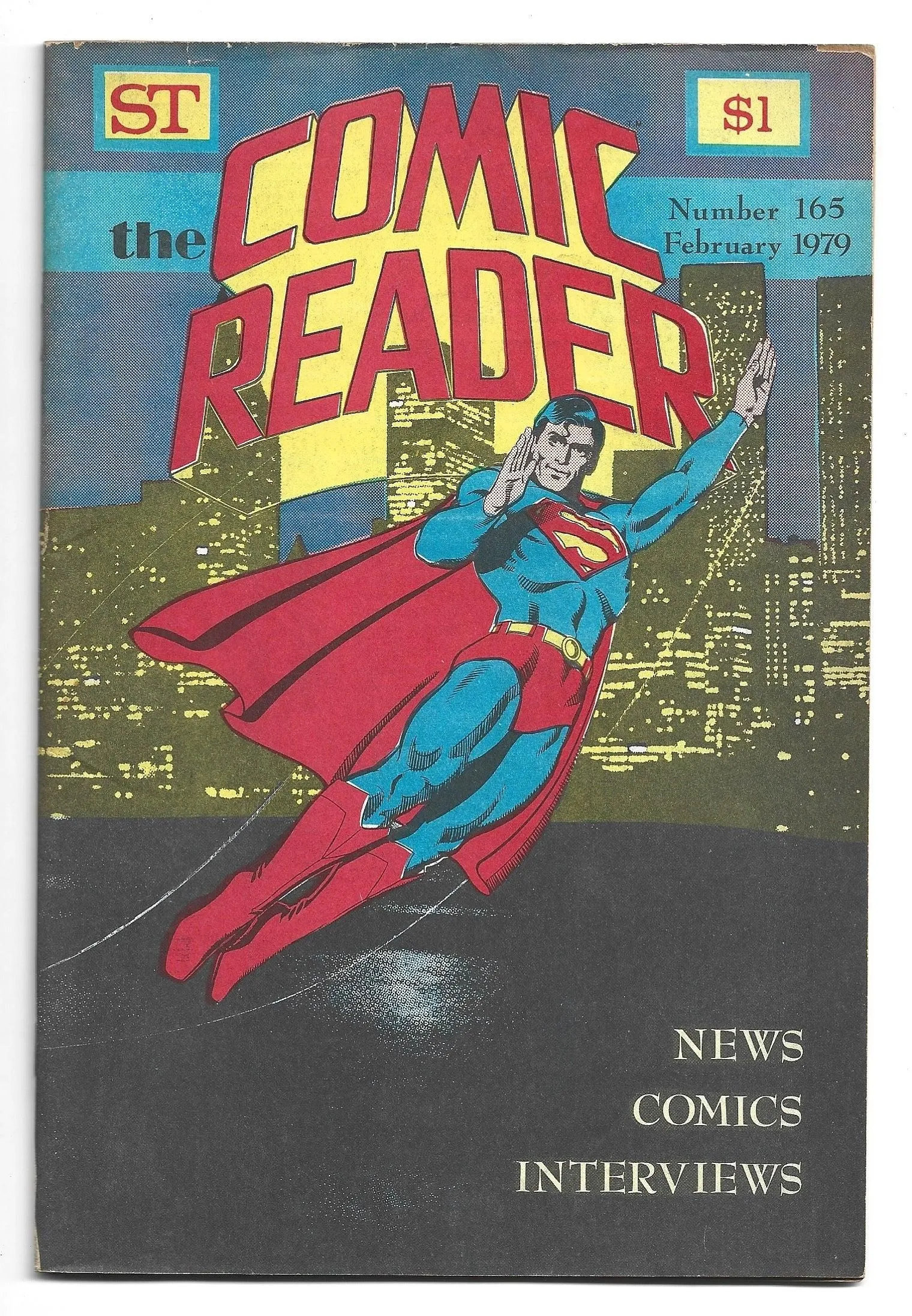 The Comic Reader #165 First Jerry Ordway Cover Art