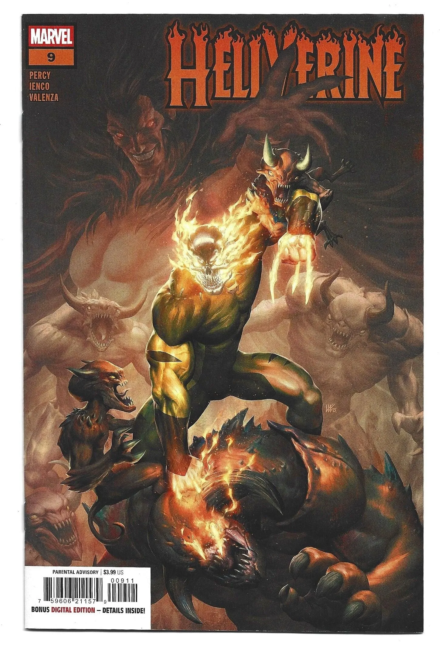 Hellverine #9 Raffaele Ienco Cover