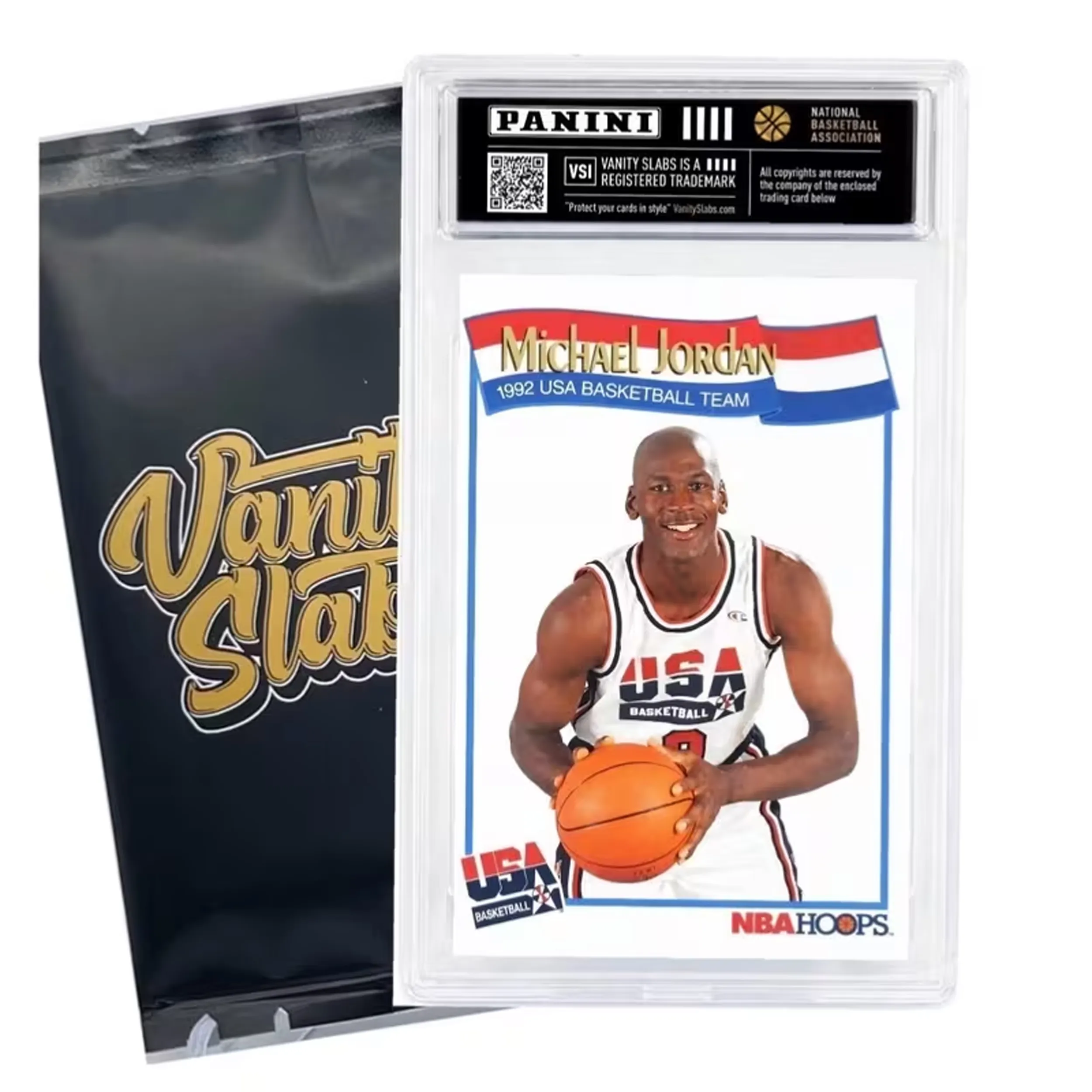Basketball Collectible Random Card in Display Slab | Rookies, Stars, Autographs or Inserts Guaranteed | Panini & Topps Included | Perfect Gift for Kids & Collectors