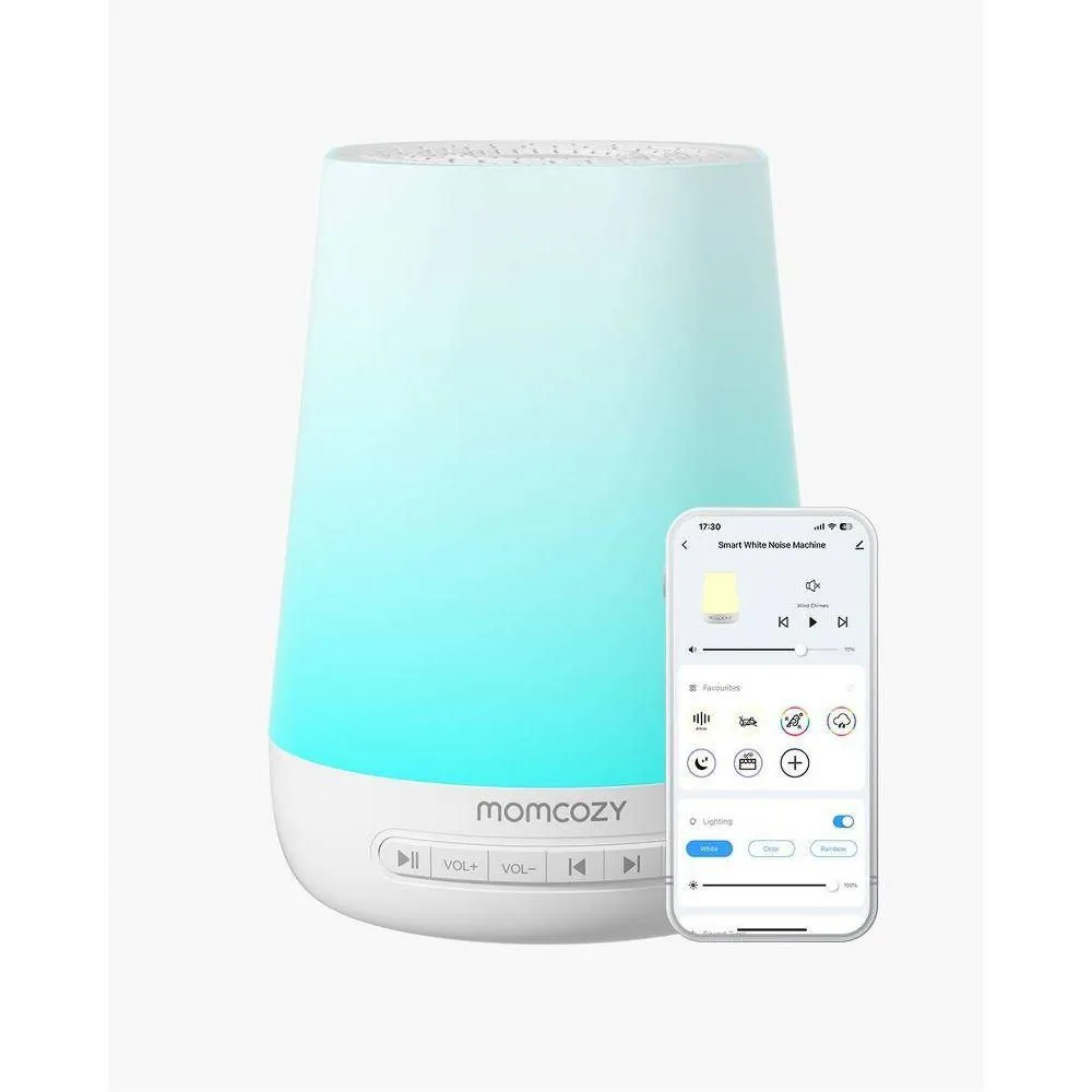 Brand New - Momcozy Noise Machine for Baby Sleeping with Night Light - White