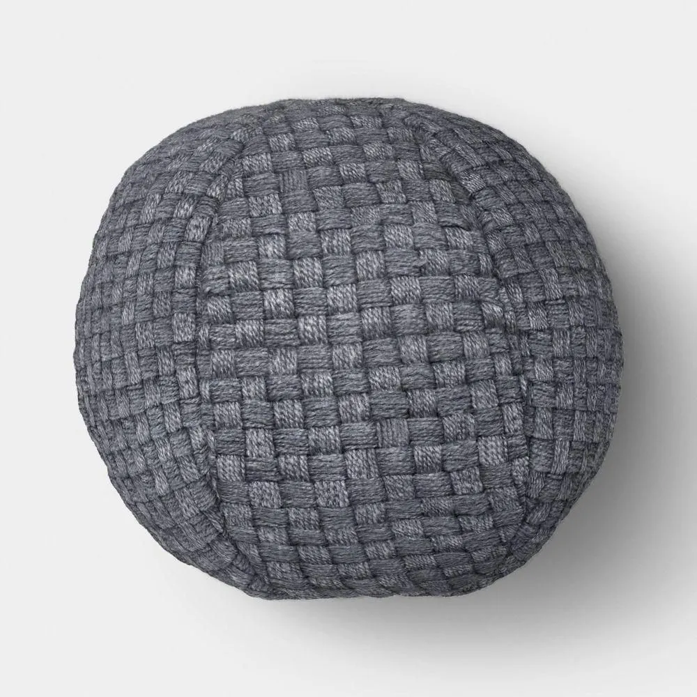 Open-box - 11"x11" Spherical Accent Pillow Gray - Threshold