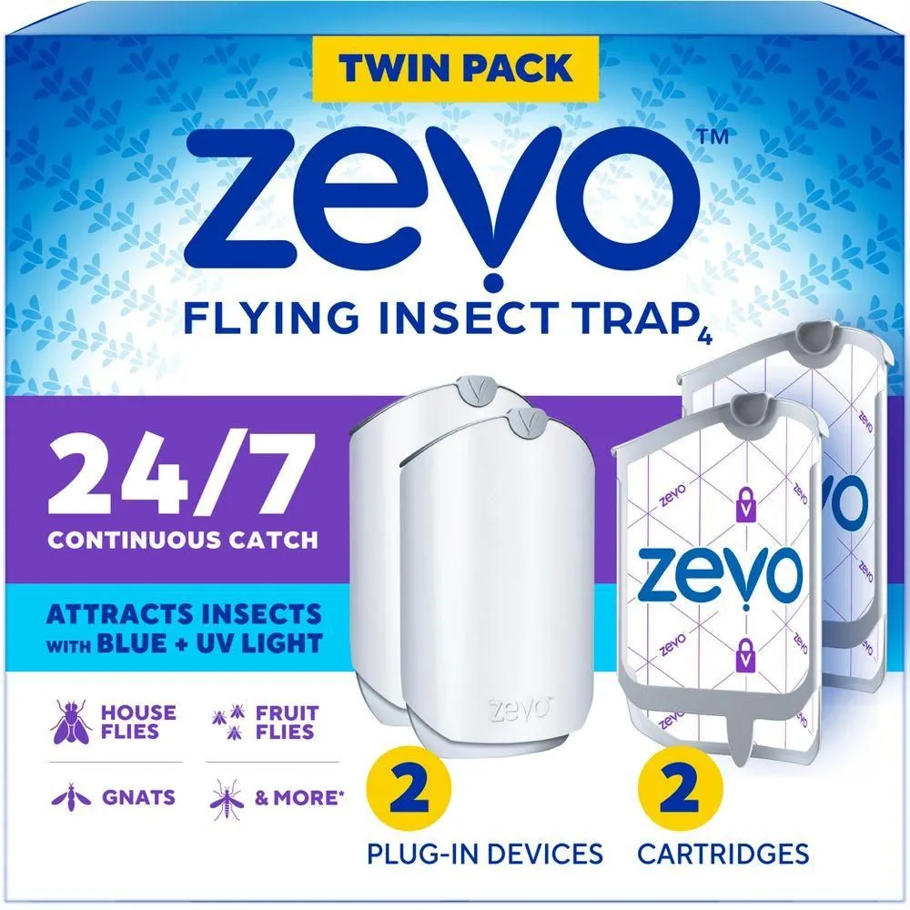 Open-box - Zevo Flying Insect Trap Starter Kit - 2 Traps + 2 Refills