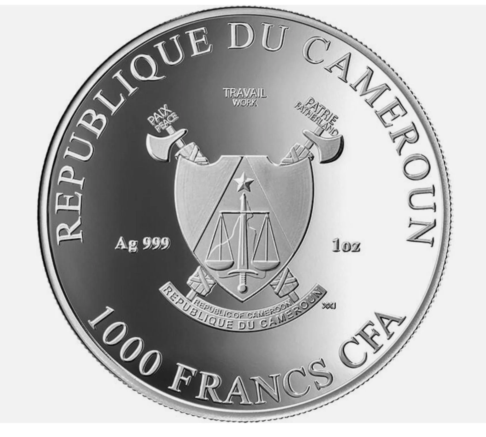 In Stock! 2025 Cameroon Three Graces BU Edition 1 oz Silver Coin