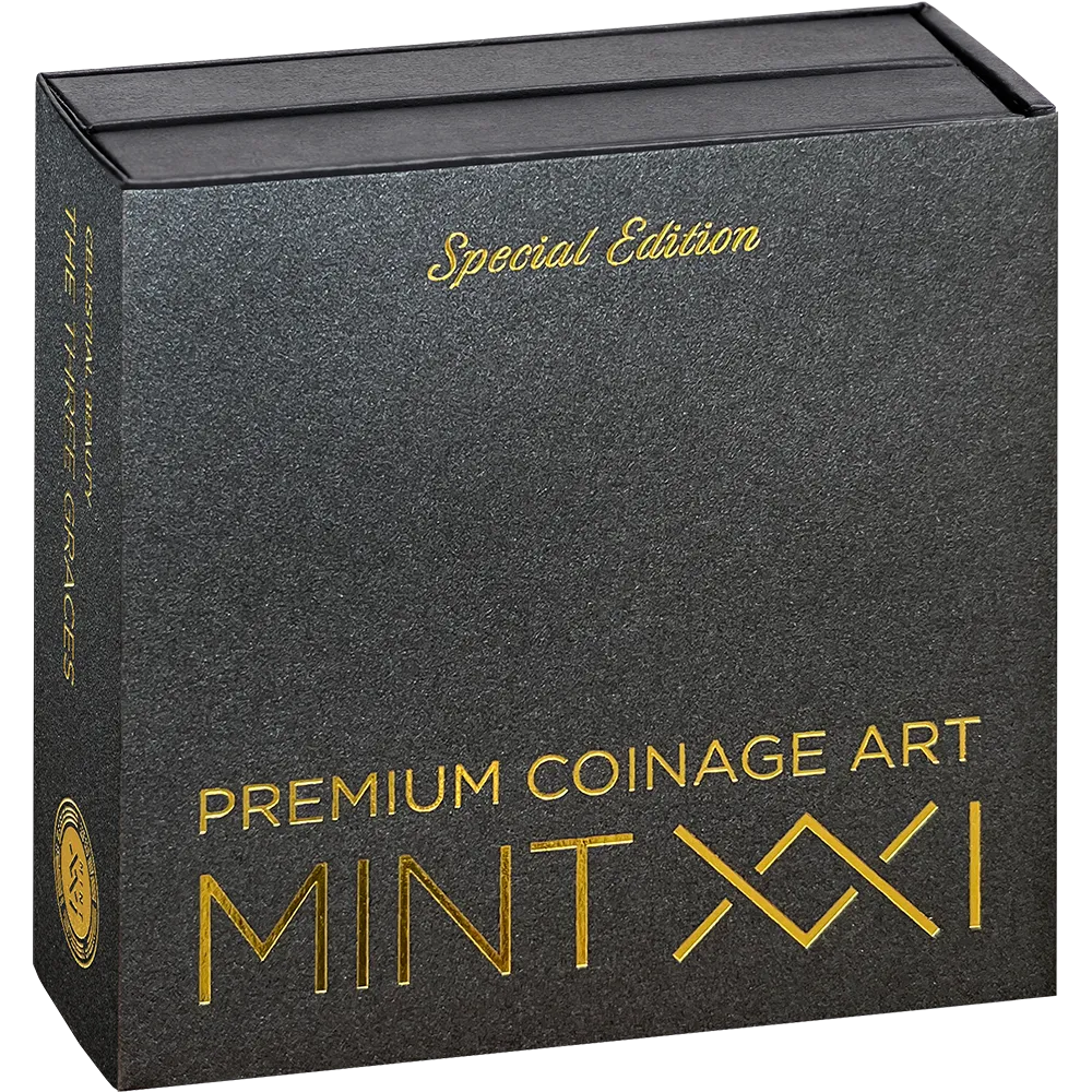 In Stock! 2025 Cameroon Three Graces Enigma Edition 1 oz Silver Coin (01/30)
