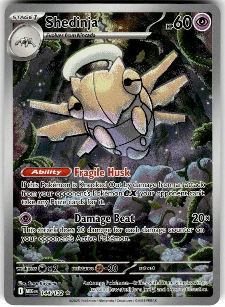 Shedinja - Mega Evolution #144/132 - Near Mint - Normal