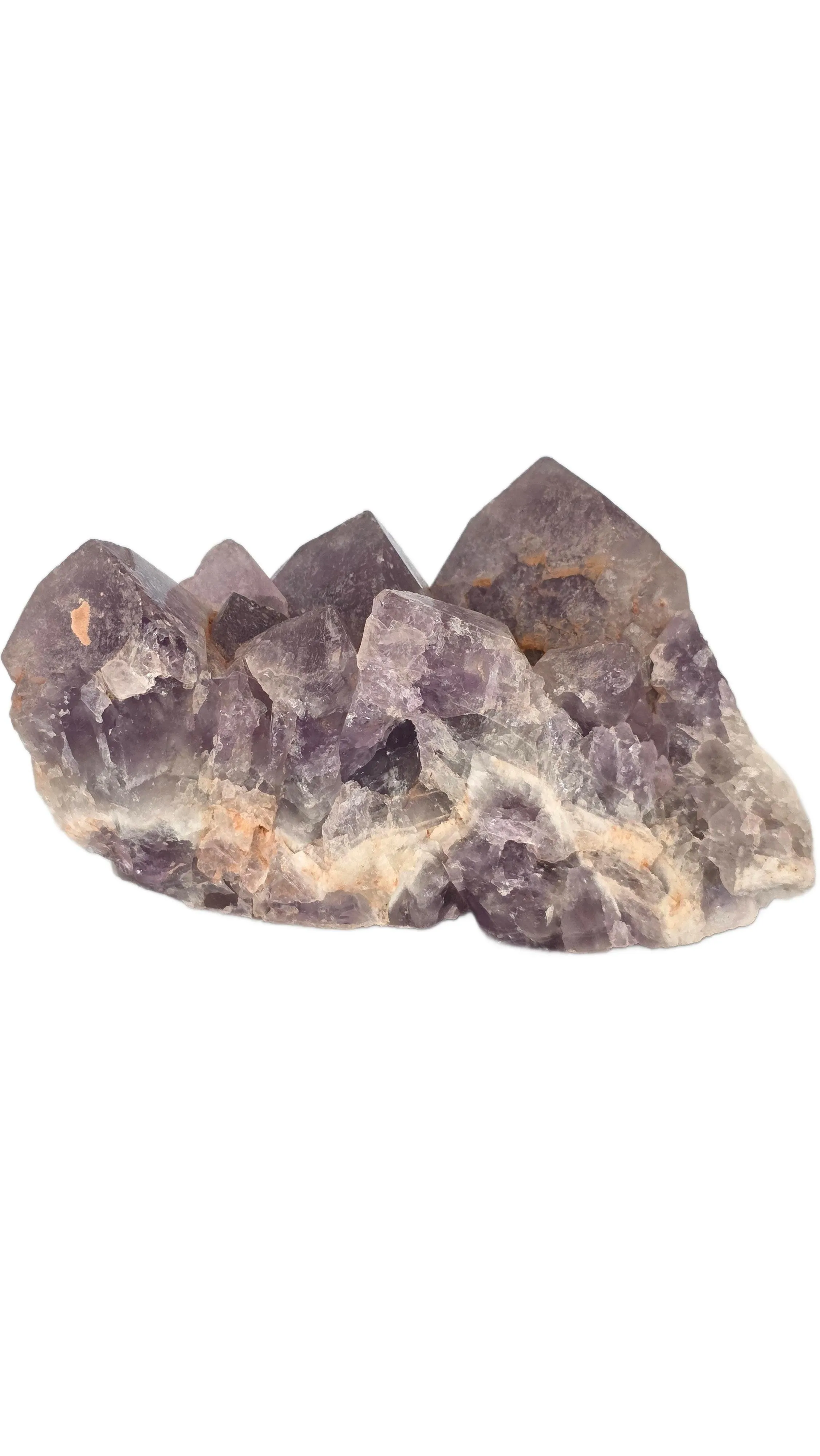 Natural Raw Amethyst Geode Cluster Crystal Specimen 272g