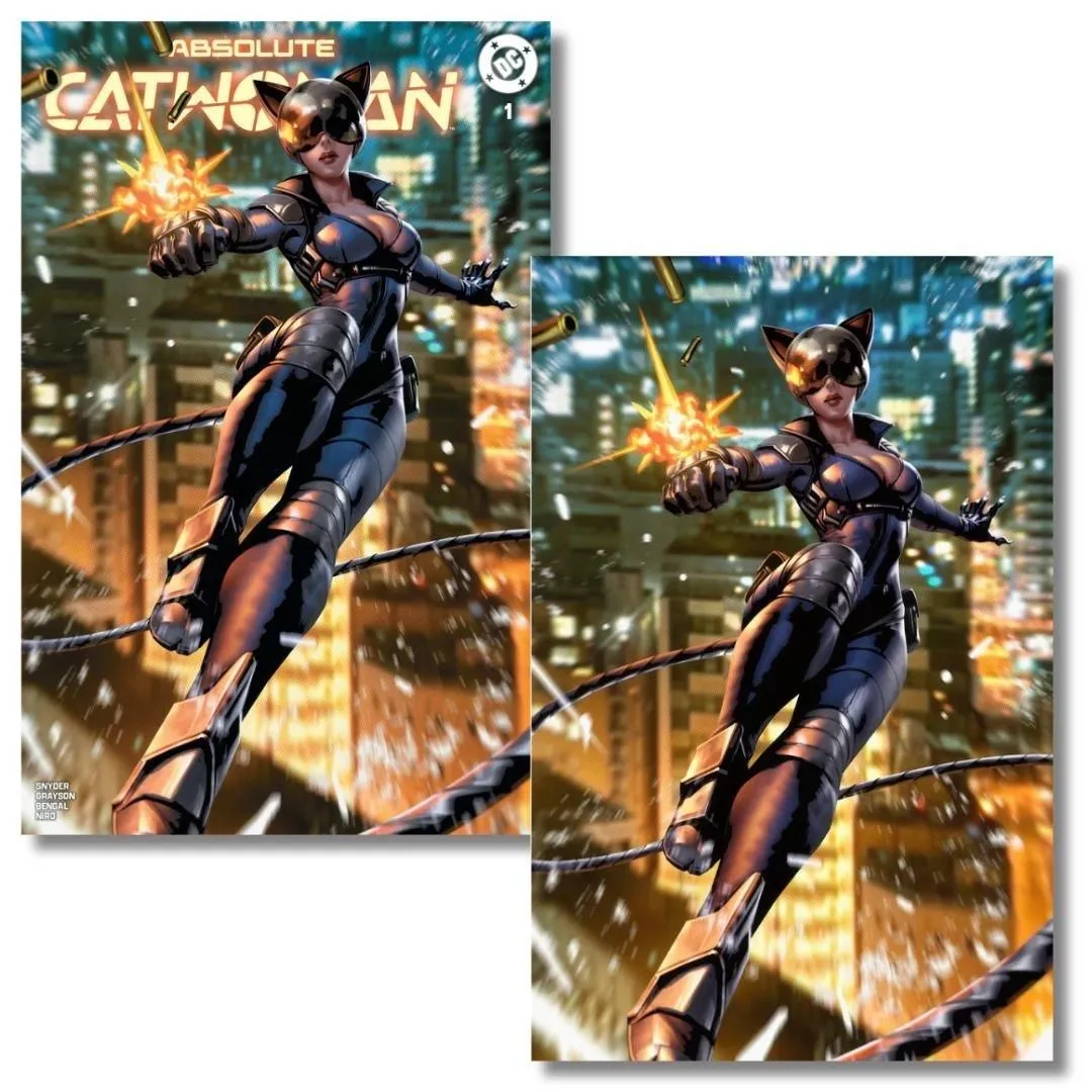 ABSOLUTE CATWOMAN #1 VIRGIN & TRADE EXCLUSIVE SET - CHEW