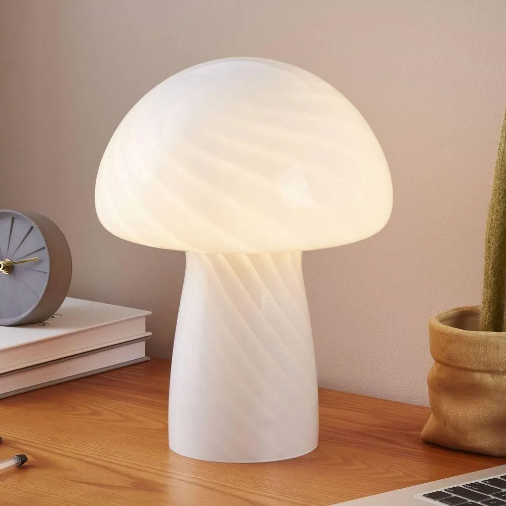 New without box - Size: 9.5" - Brightech Mushroom Modern/Contemporary (Includes LED Light Bulb) Bedside