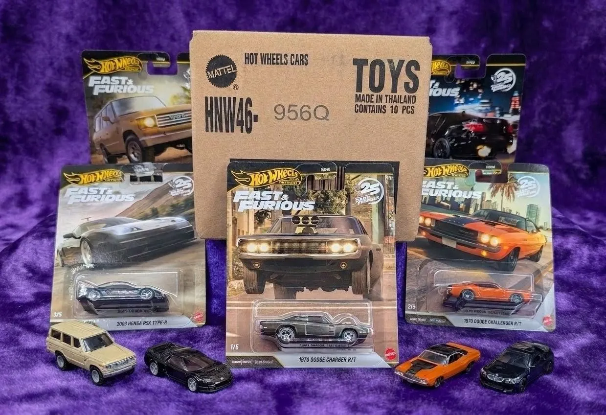 Hot Wheels 2026 Fast & Furious Q Sealed Case w/ *Chase - 25th Anniversary - Premium