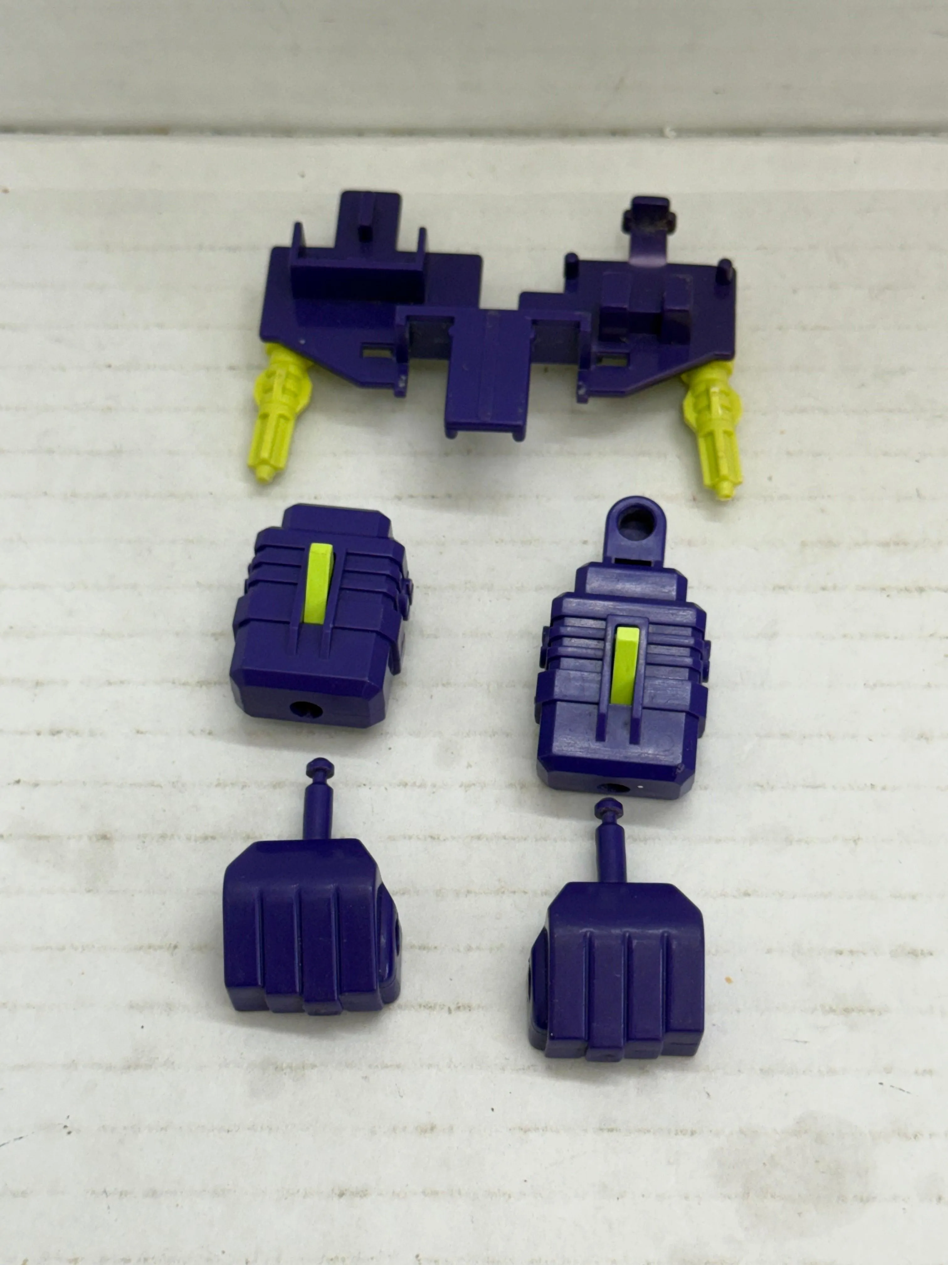 Vintage 1985 G1 Transformers Constructicon Devastator Parts Lot
