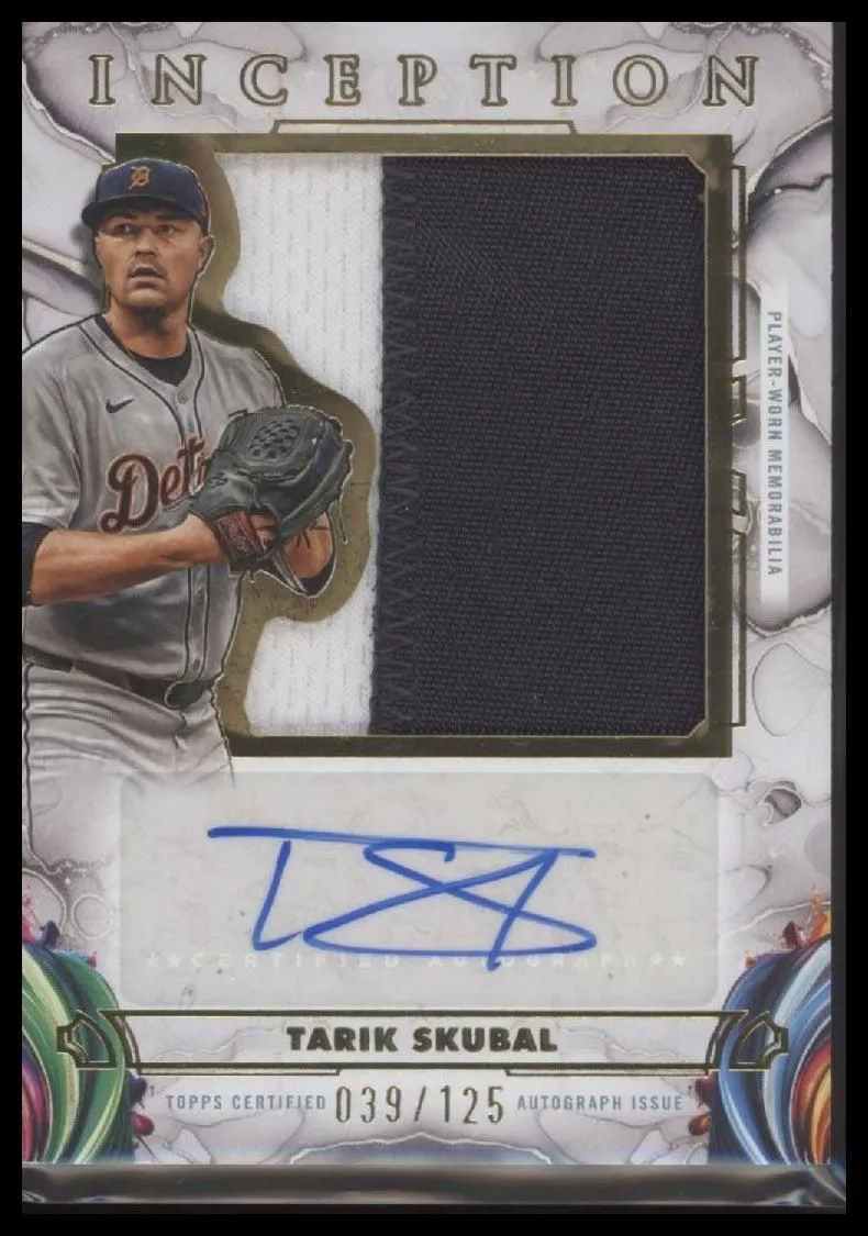 2025 Topps Inception Auto Jumbo Patch /125 Tarik Skubal #IAP-TS