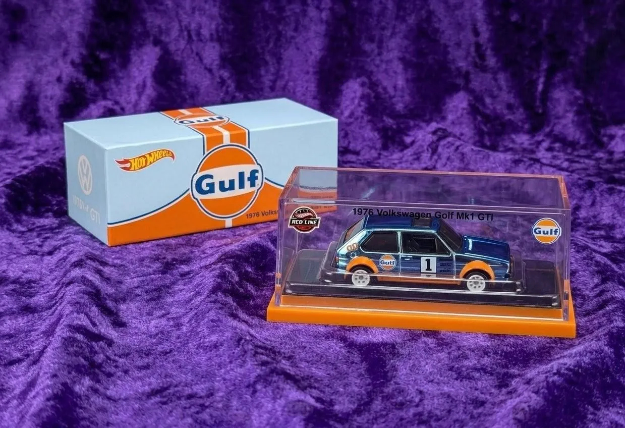 Hot Wheels RLC GULF 1976 Volkswagen Golf Mk1 GTI - Red Line Club