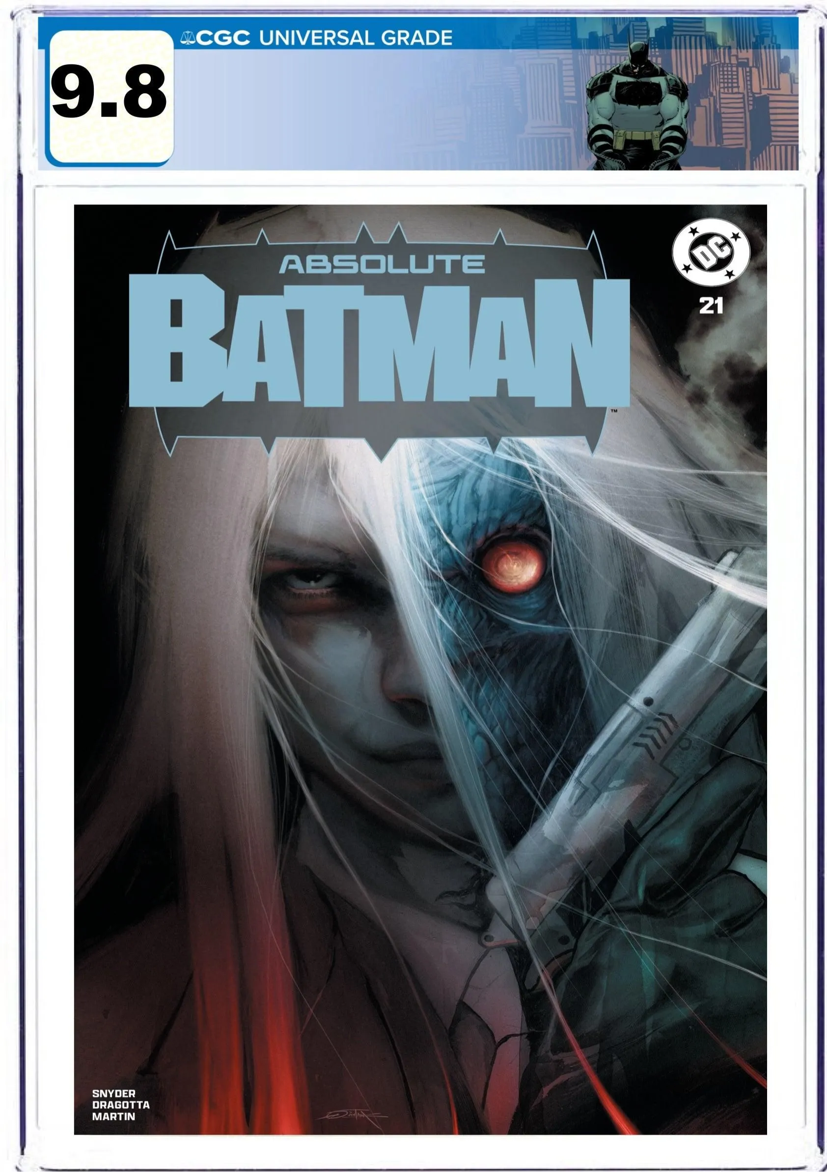 CGC 9.8 Absolute Batman 21 by Dan Quintana with Absolute Batman Custom Label