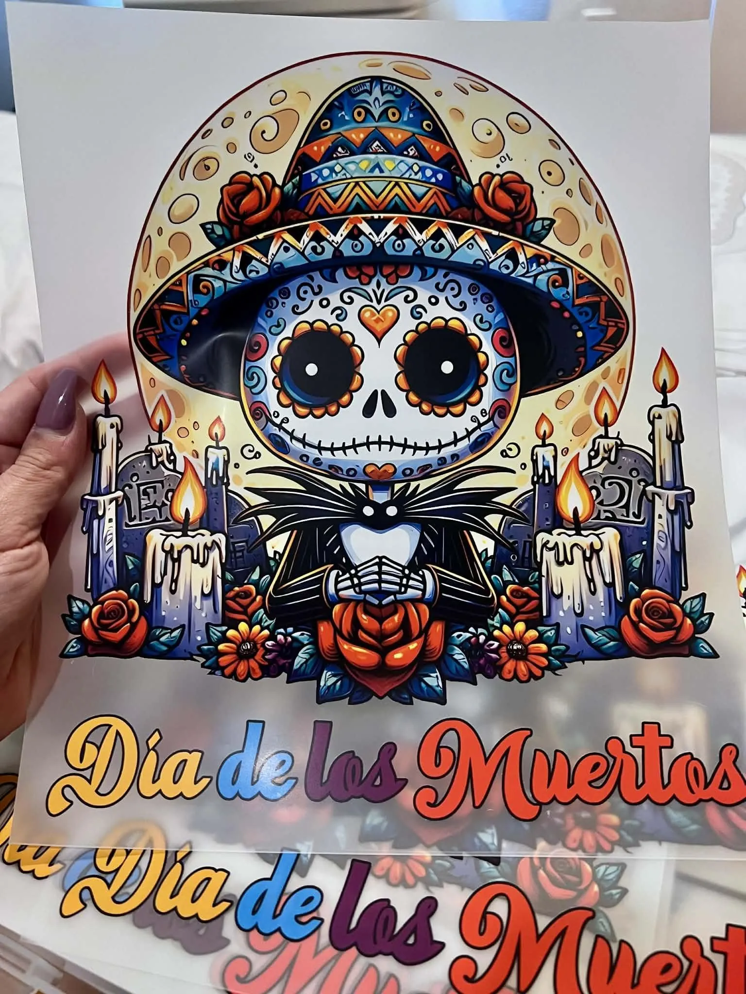Jack Dia de los Muertos DTF