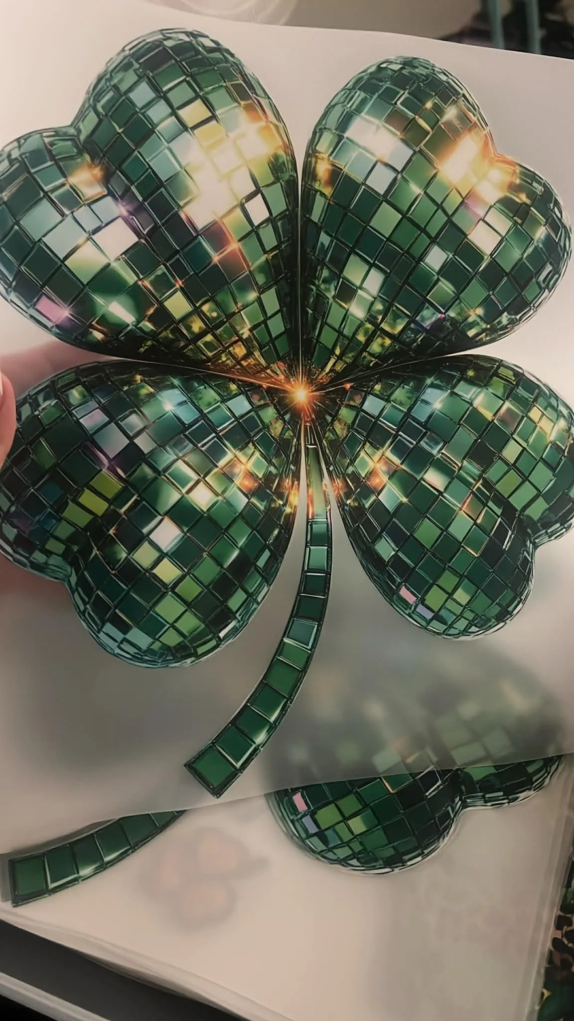 Shine Bright Shamrock DTF