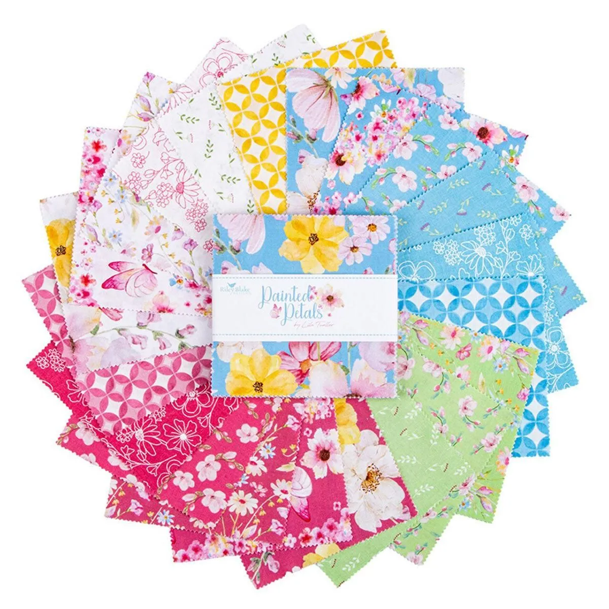 Painted Petals Lila Tueller 5 Inch Stacker Charm Pack, 42 Pcs