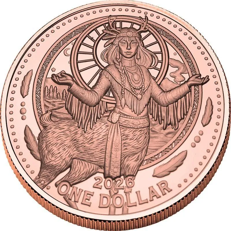 2026 Mesa Grande Legend of the Deer Woman 5 oz Copper Coin (04/02)