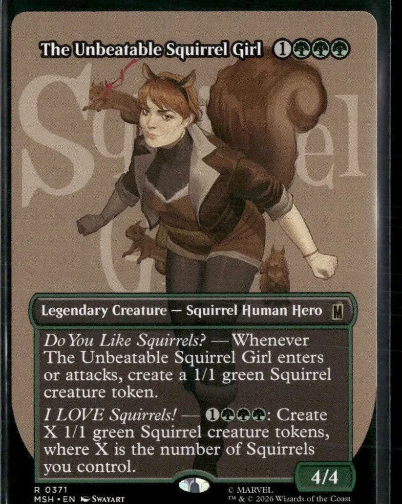 Marvel Super Heroes The Unbeatable Squirrel Girl (Borderless) #371