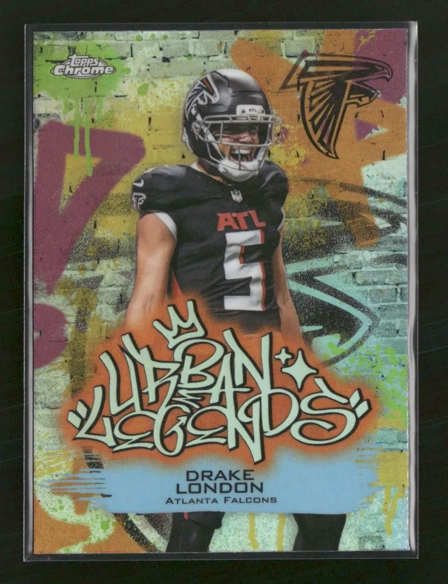 2025 Topps Chrome Urban Legends Drake London #UL-6