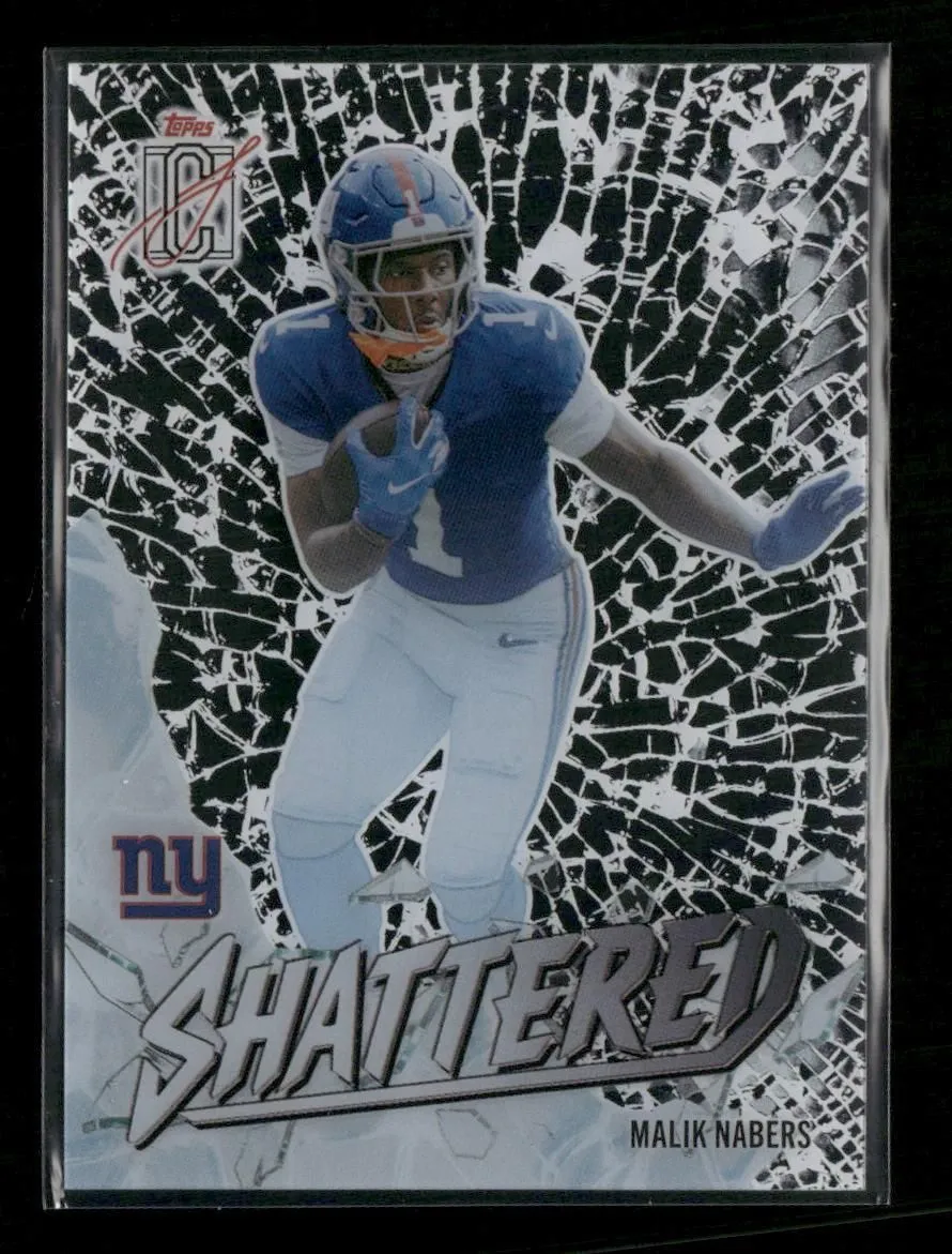 2025 Topps Signature Class Shattered Malik Nabers #S-21