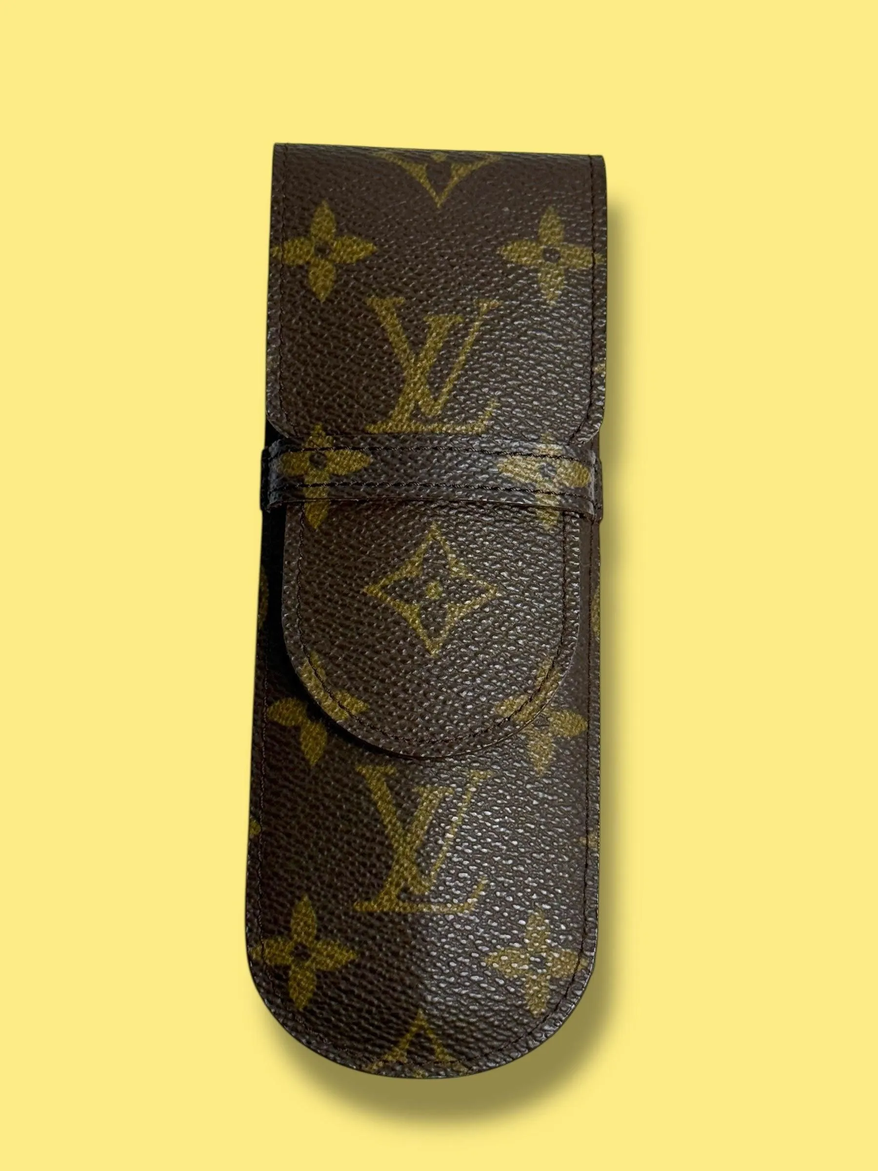 W91 LOUIS VUITTON Monogram Pen Case CA0965