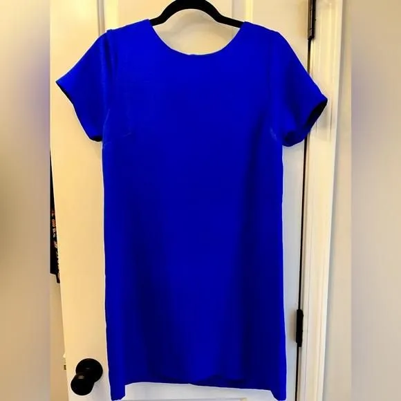 Product image for NWOT One Clothing Royal Blue Mini Dress SZ MED Tunic Zipper Back