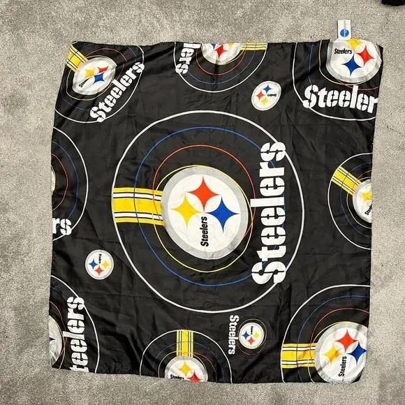 Product image for NFL Pittsburg Steelers Football Silk Scarf NWOT