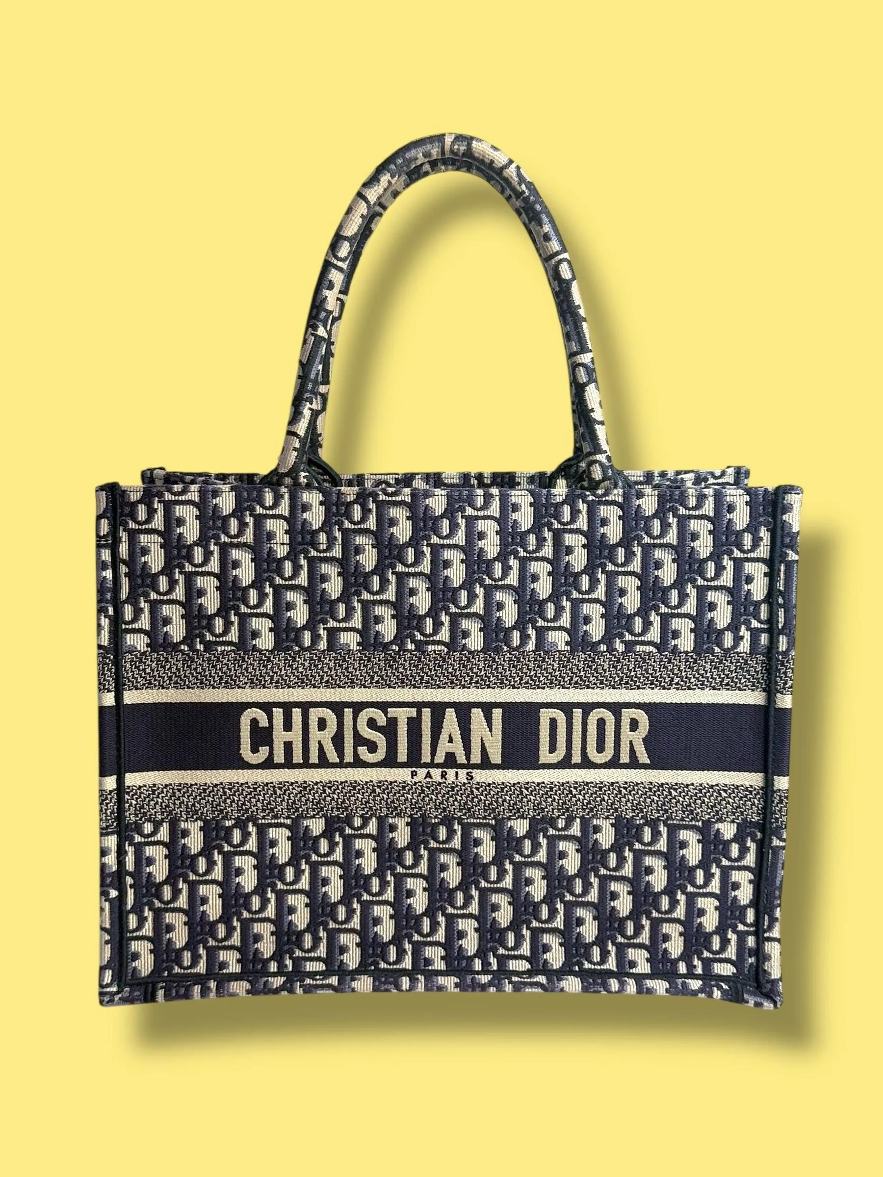 $3450 srp TBC1799 DIOR Blue Oblique Medium Book Tote