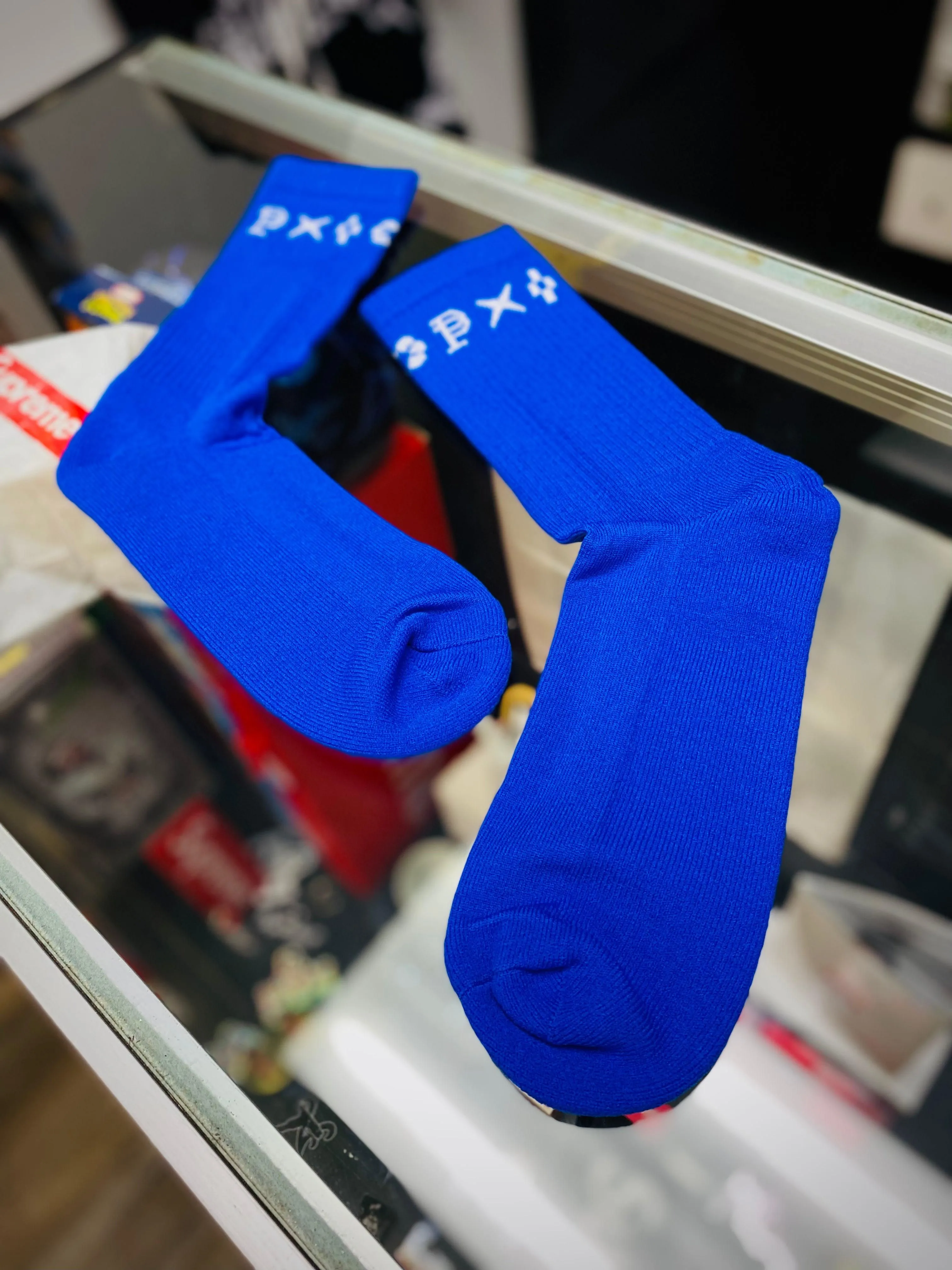 Purple Brand Socks One Size Fits All - Blue
