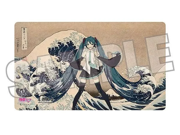 [THE GREAT WAVE OF KANAGAWA] "Hatsune Miku x Hokusai Katsushika iXima" Desk Mat