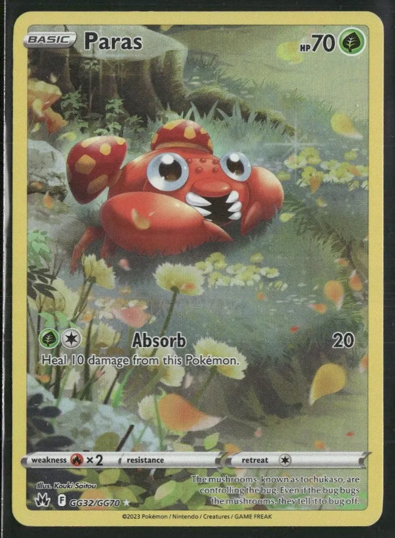 SWSH: Crown Zenith: Galarian Gallery Paras #GG32/GG70