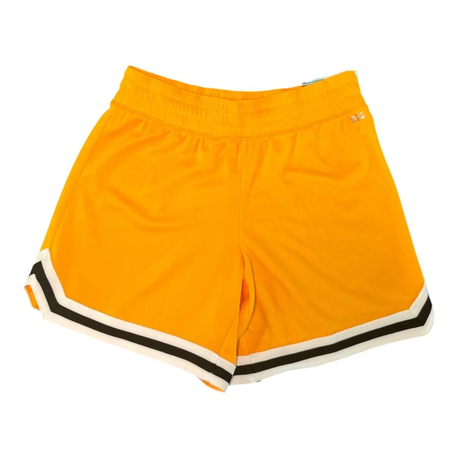 Girls' Mid-Rise Mesh Performance Shorts University Gold S/M