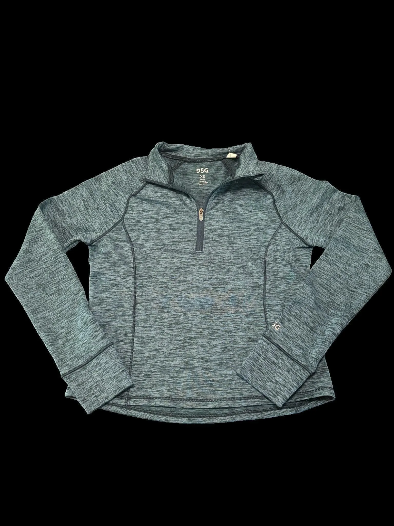 DSG Girls' Cold Weather Compression 1/4 Zip Jacket