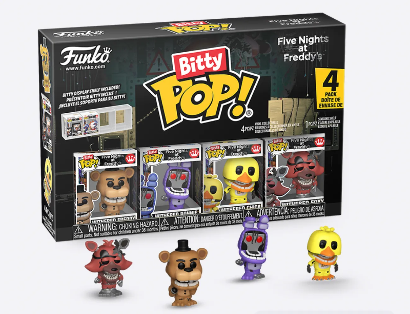 Bitty Pop! Five Nights at Freddy's 4-Pack Series 6