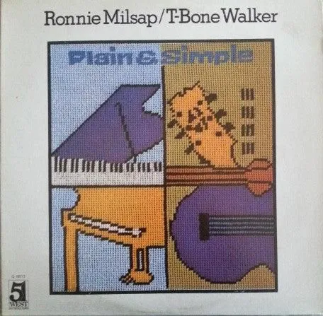 Ronnie Milsap / T-Bone Walker - Plain & Simple (LP) (Mint (M))