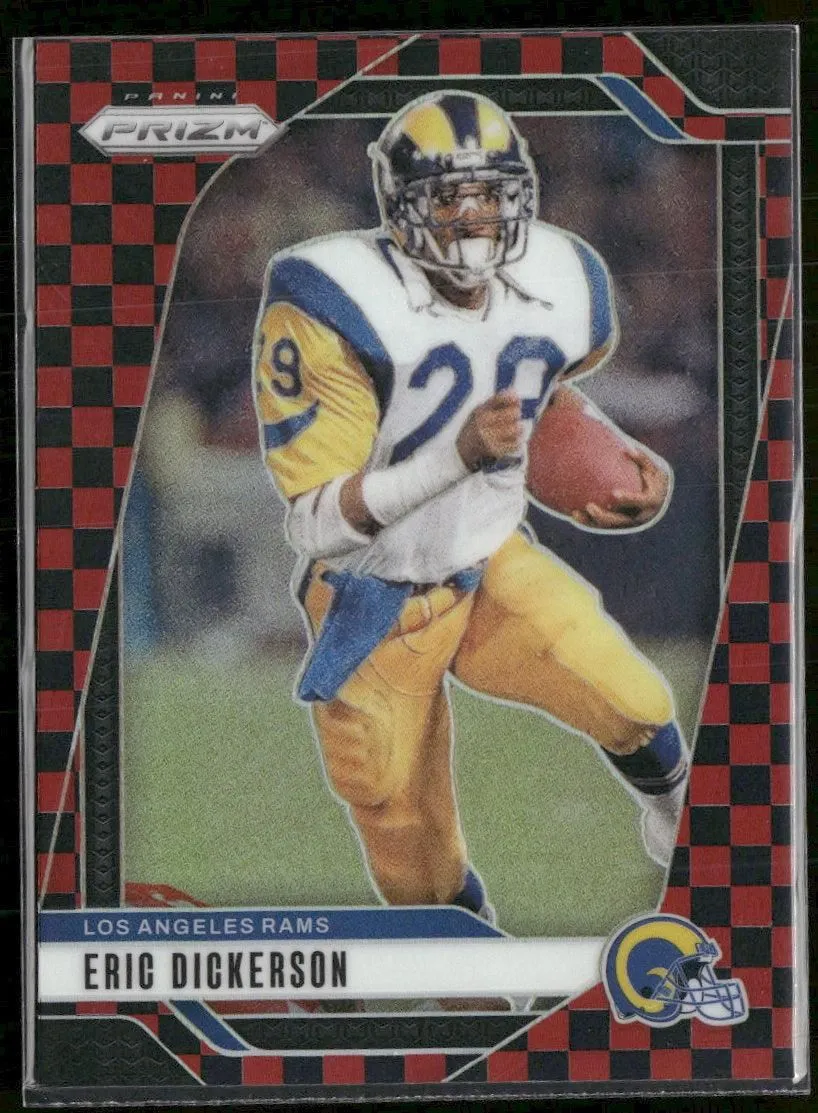 2024 Panini Prizm Black and Red Checker Eric Dickerson #173